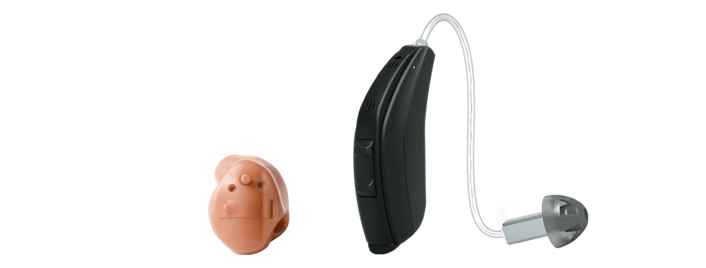 Pair of ReSound Enya hearing aids. 
