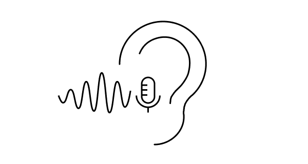 Clear sound quality icon