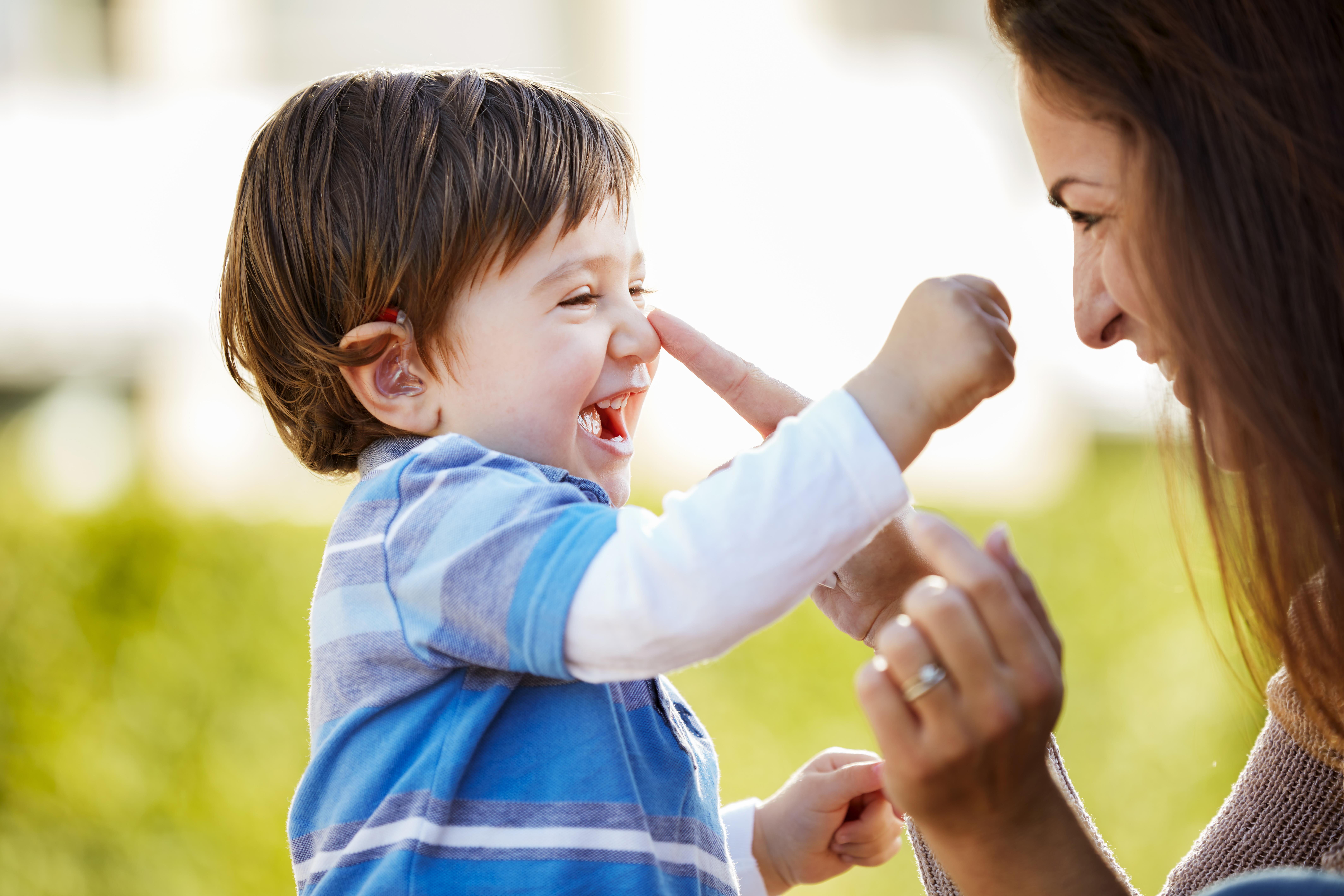 Mom and toddler | Resound Up Smart