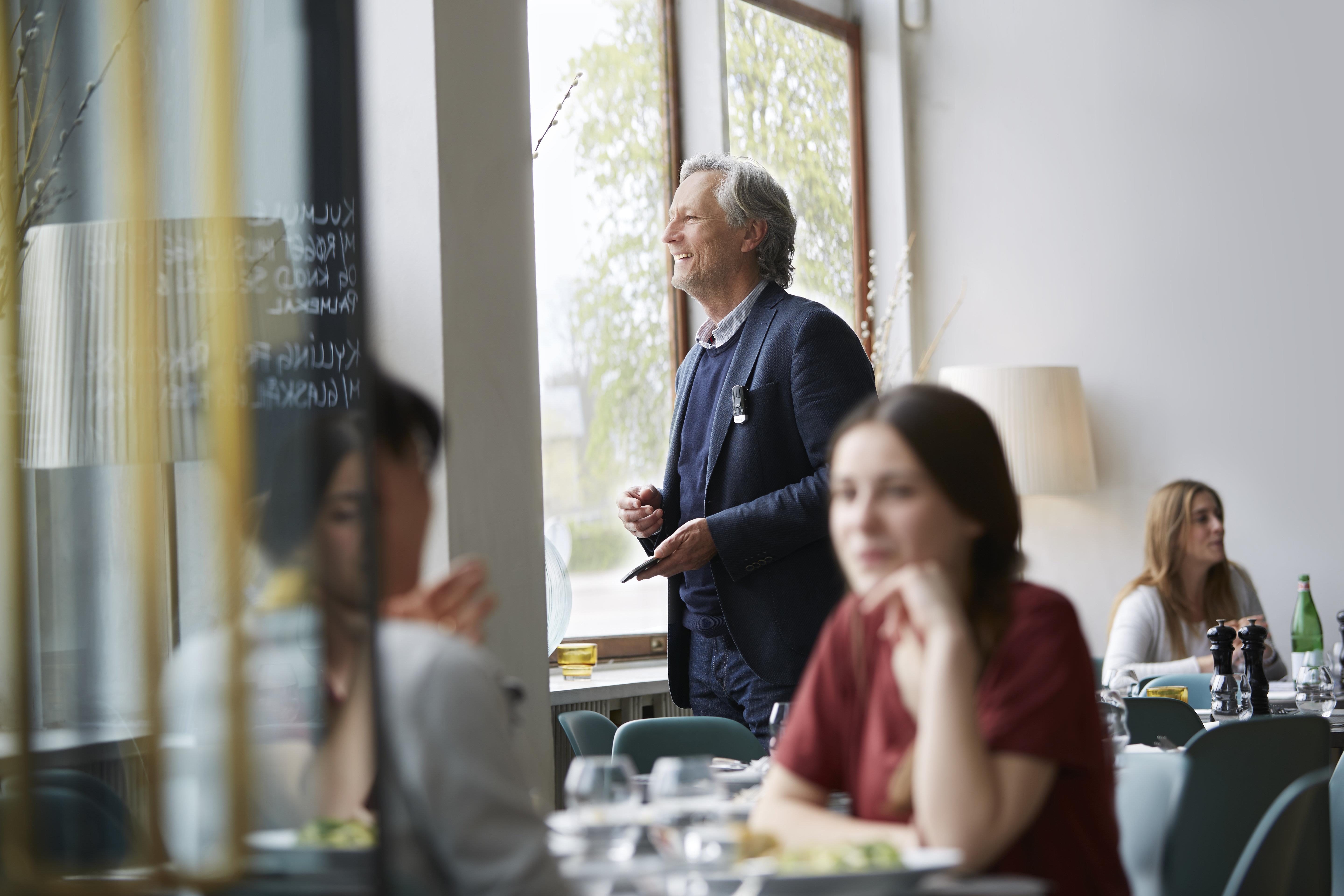 The ReSound Phone Clip+ for Android lets you stream phone calls and audio straight to your hearing aids