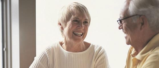 Couple playing cards