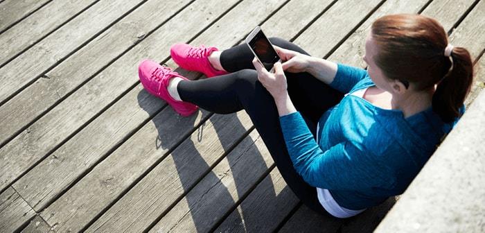 Woman with app | ReSound